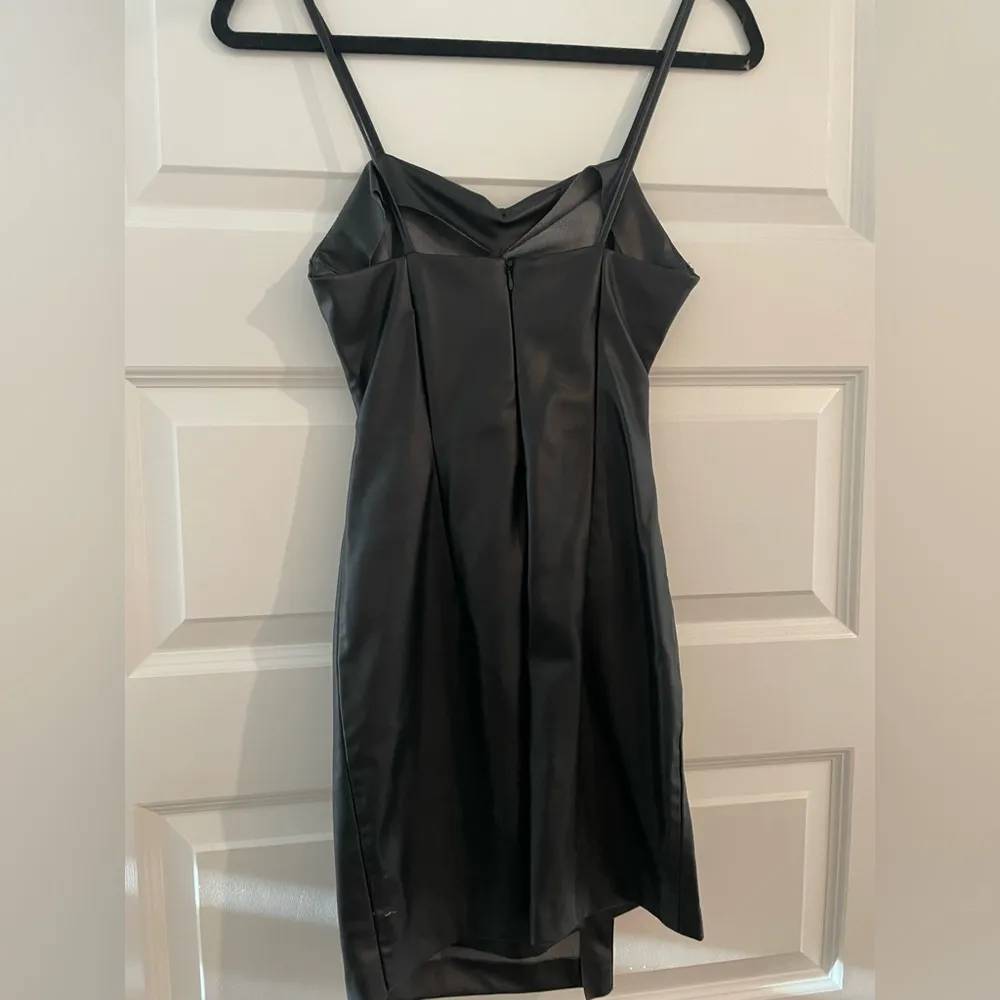 ZARA Black leather dress - Image 2