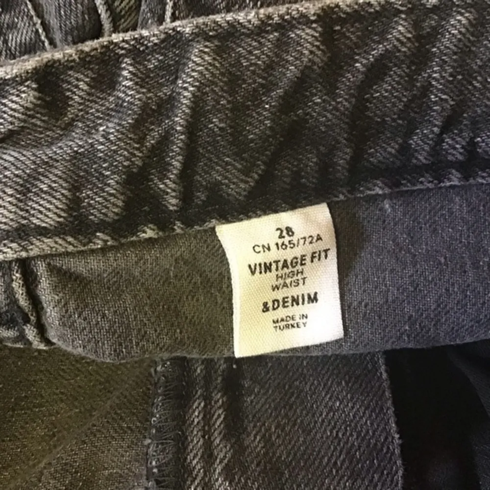 Faded black high waist rhinestone mom jeans - Image 4