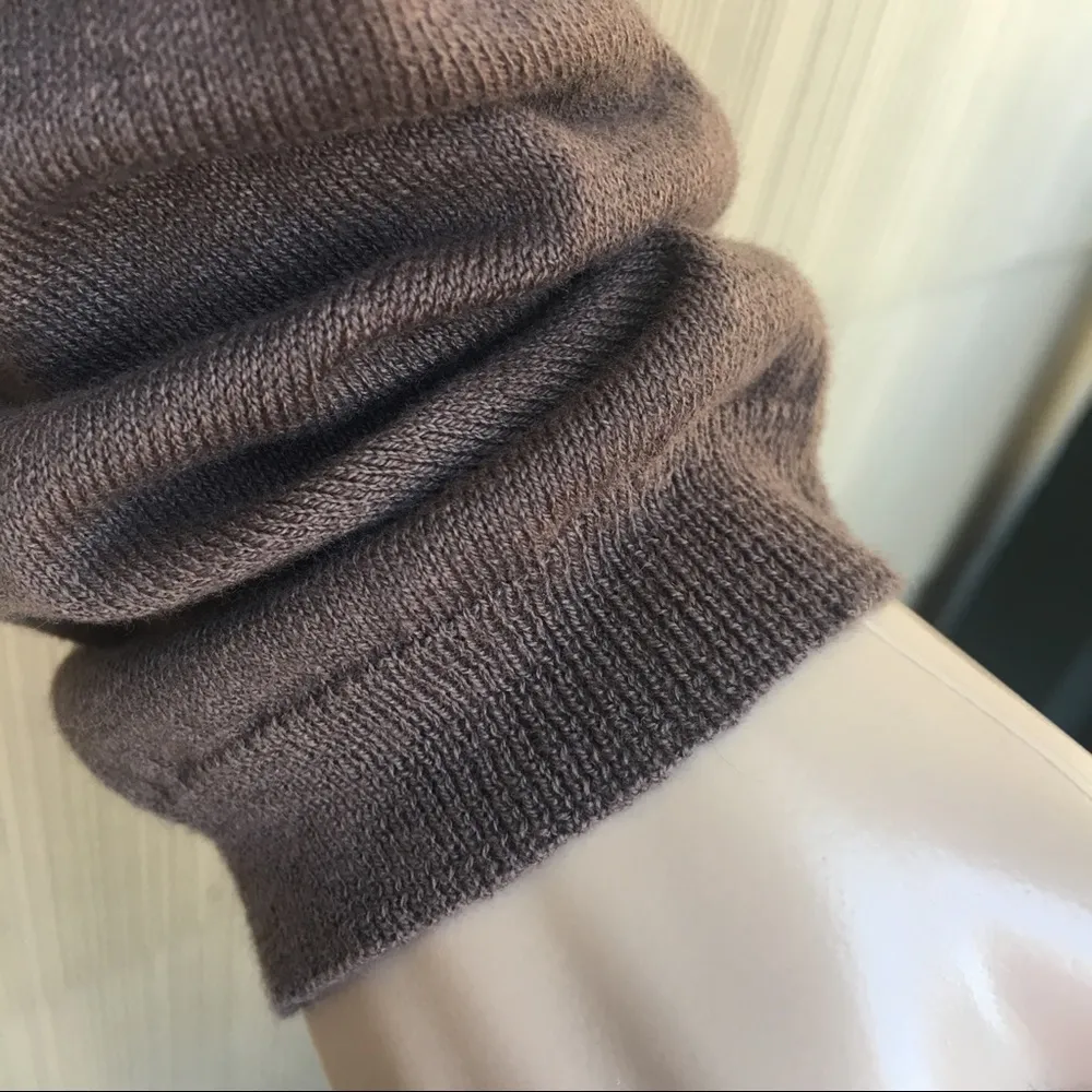 Allen Allen Soft brown  cardigan - Image 3