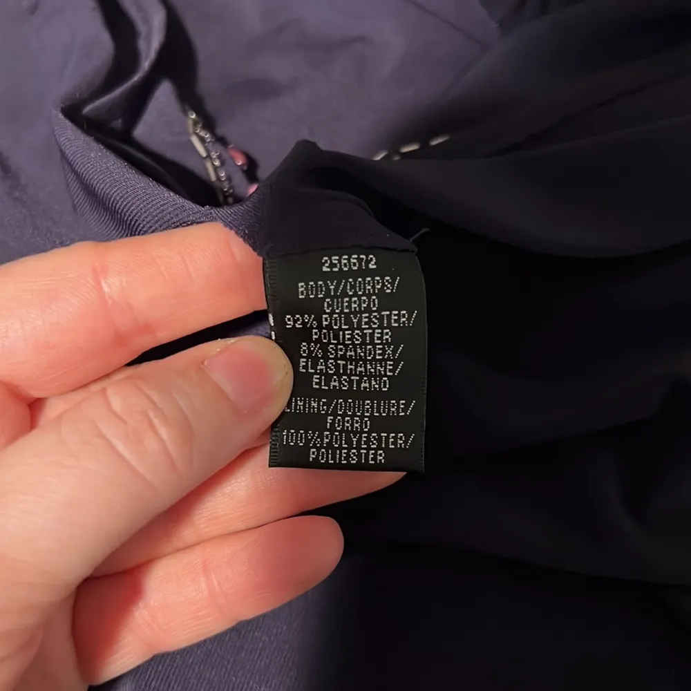 JS Boutique midi beaded dress.‎ Size 4 Purple - Image 10