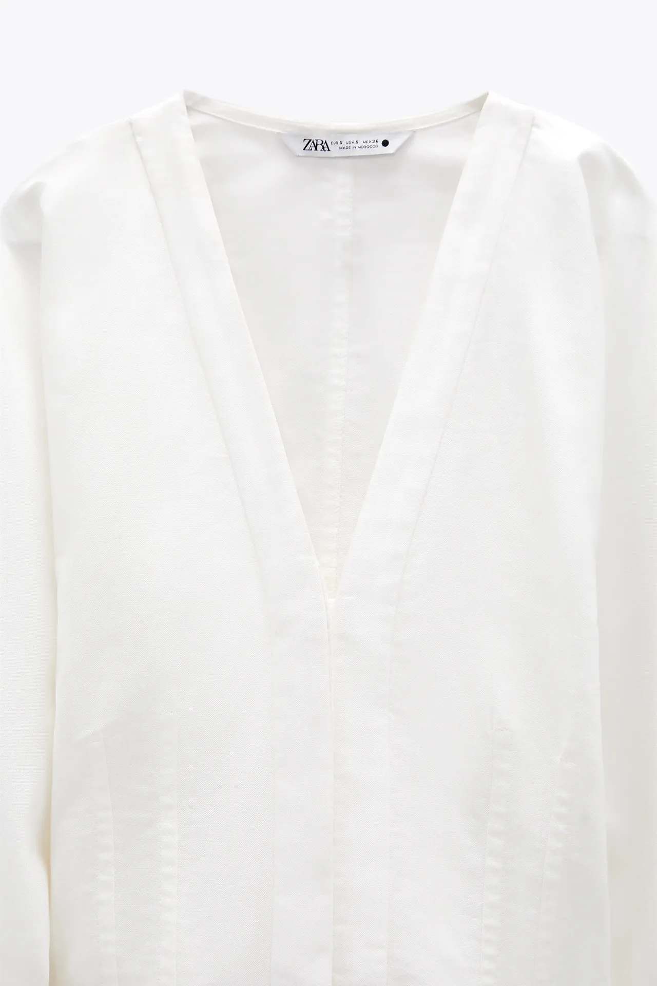 Bloggers Fav  White Dart Long Sleeve Shirt - Image 5
