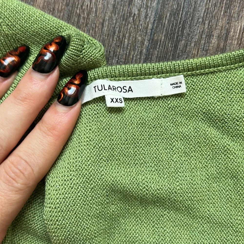 Tularosa Green Wrap Top - Image 3