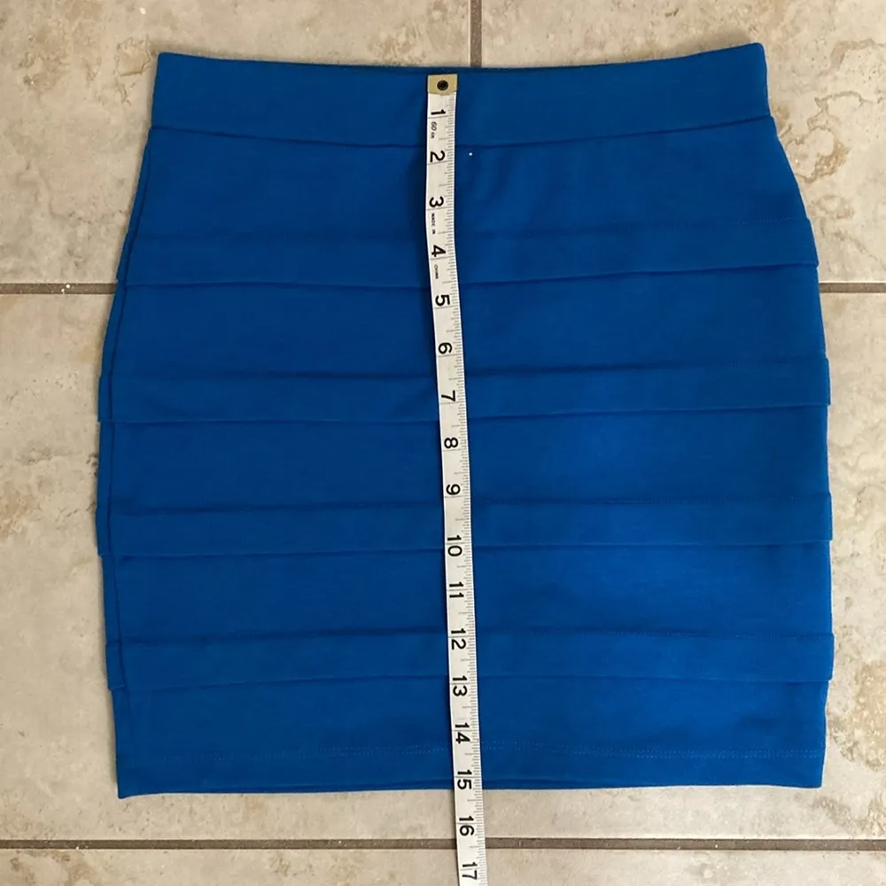 Y2K Blue Windsor Bandage Skirt - Image 8