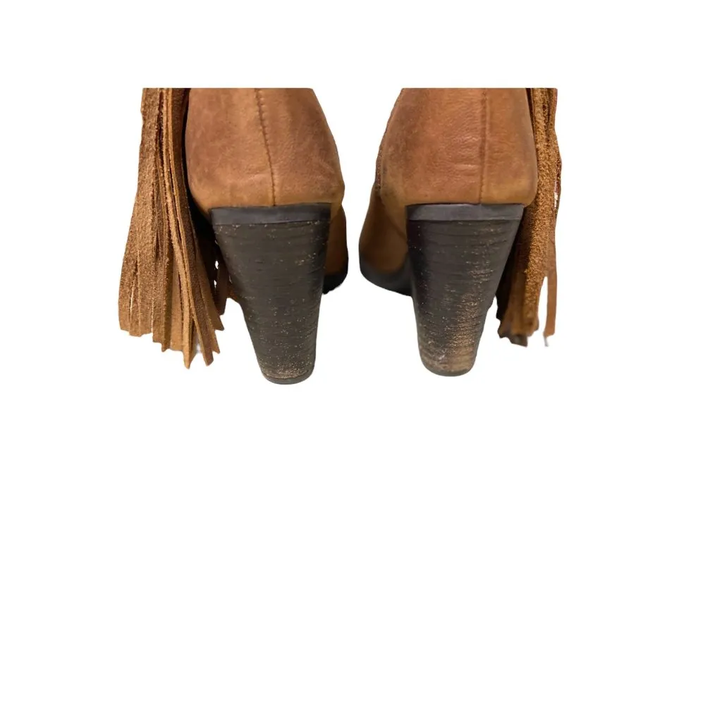 Steve Madden Woodstock Boots Beige size 7.5 - Image 5