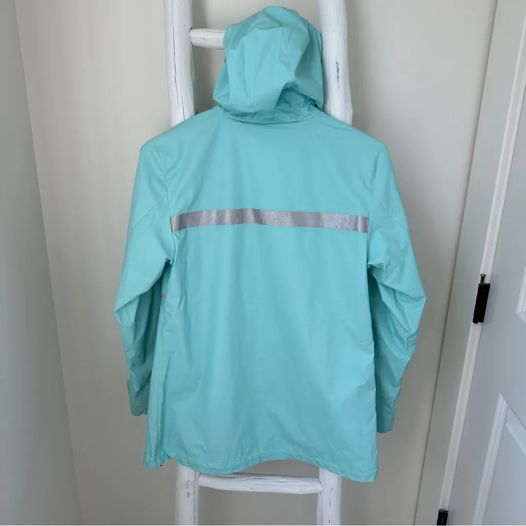 Charles River Apparel Women's Windbreaker and & Rain Jacket Aqua Size XS - Image 2