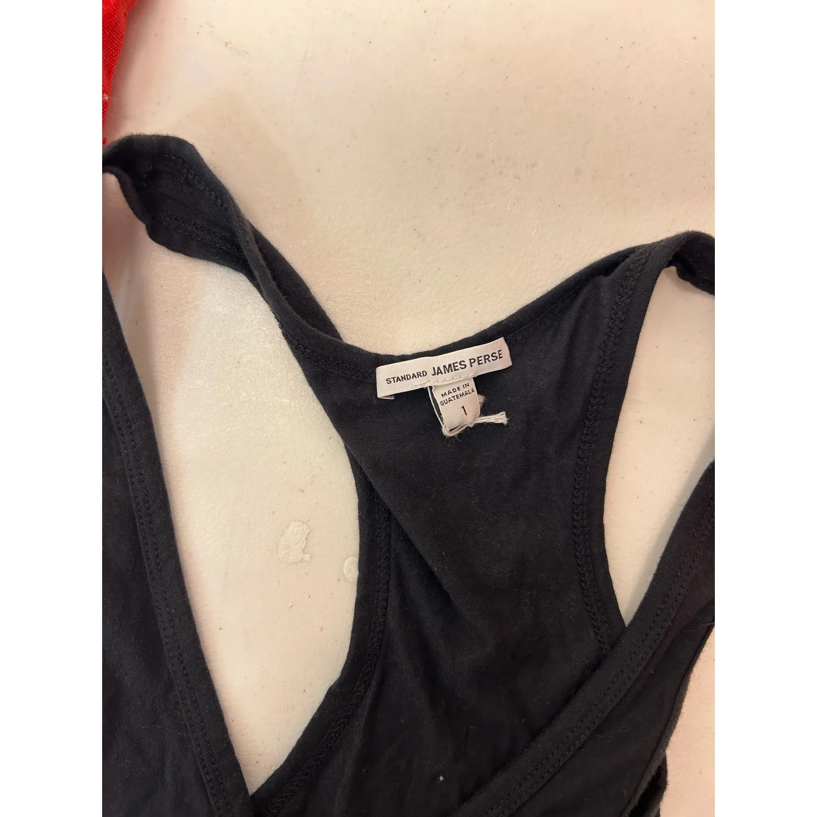 James Perse NWOT Women’s Cut Away Jersey dress In Black. Size S - Image 5