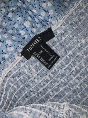 Blue Flowery Skirt - Image 3