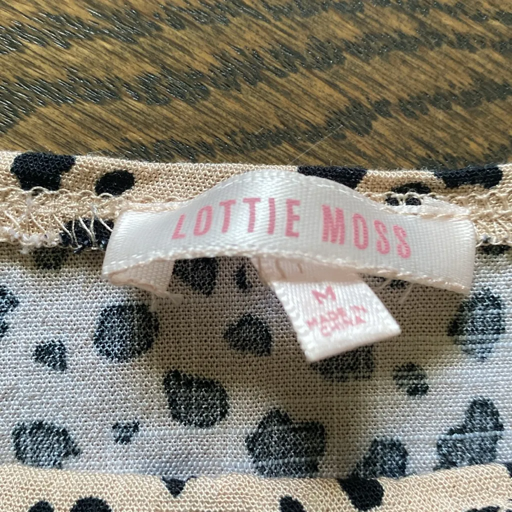 Lottie Moss Leopard Print Crop Top - Image 4