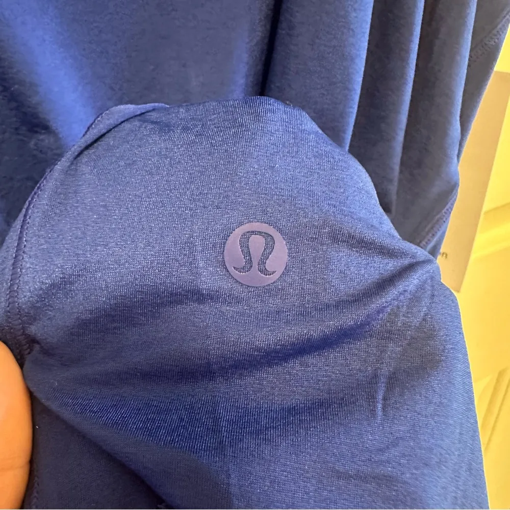 Lululemon Essential Pleated Tank Top Blue Larkspur Size 10 - Image 7