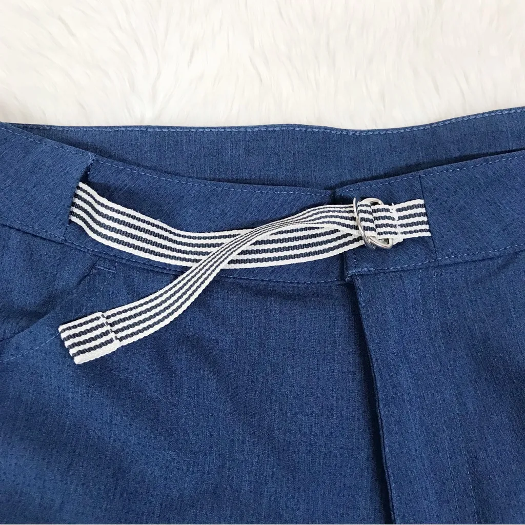 ZYIA Blue Not Just A Trail Shorts Cuffed Workout Running Short Size Small - Image 5
