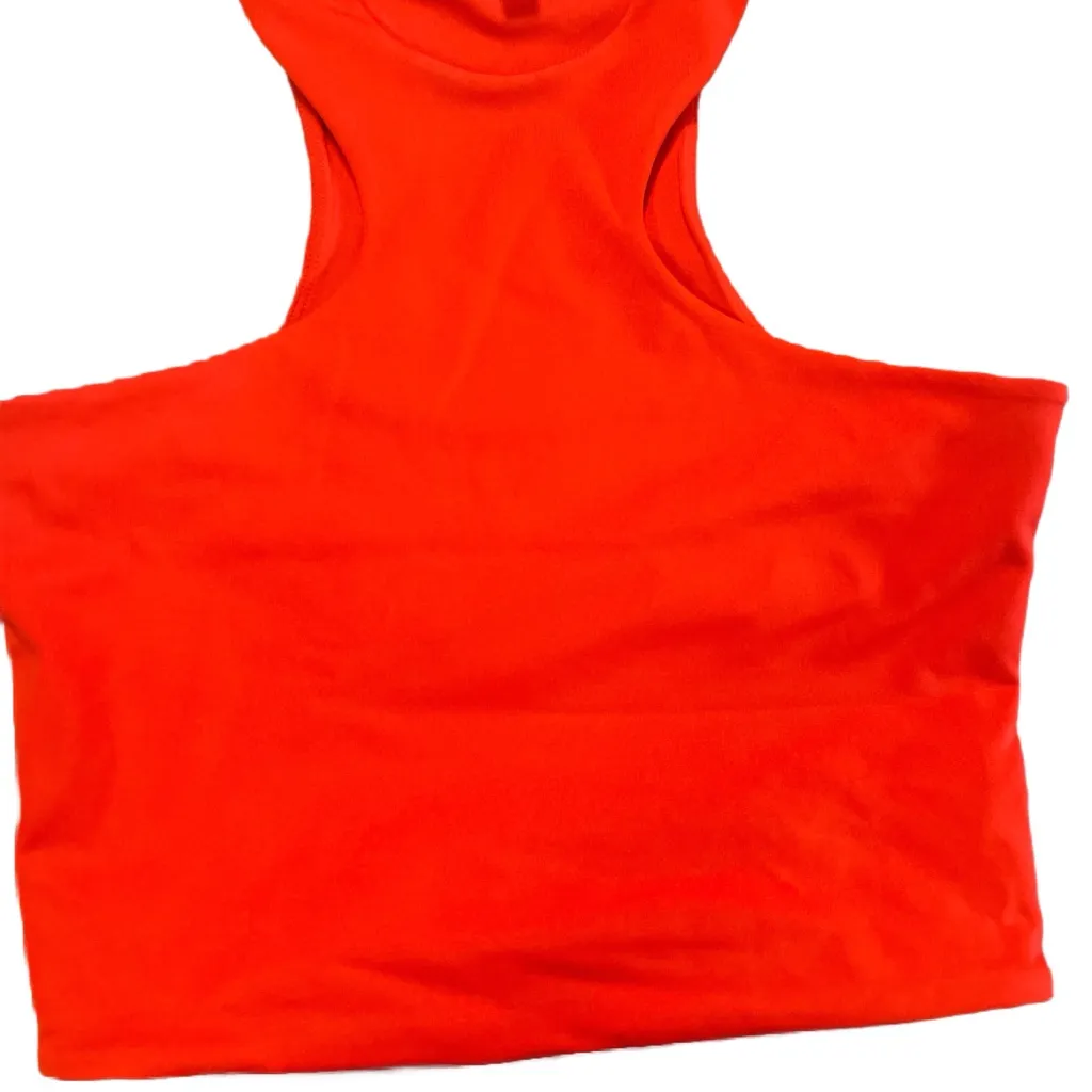 Garage Red Racerback Crop Top – Size P/S (NWOT) - Image 2