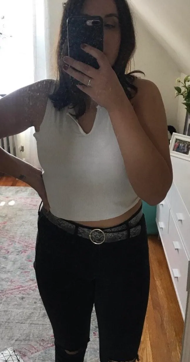 Lulus White Crop Top - Image 3