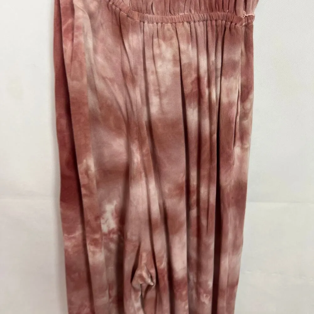 Free People Just Float Womens Jumpsuit XS Tie Dye Boho Beachy Vacation Festival - Image 11
