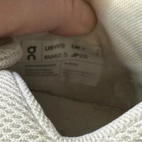 On Cloud The Roger Women's Shoes Lace Up Athletic Running Sneaker White Sz. 9 - Image 7