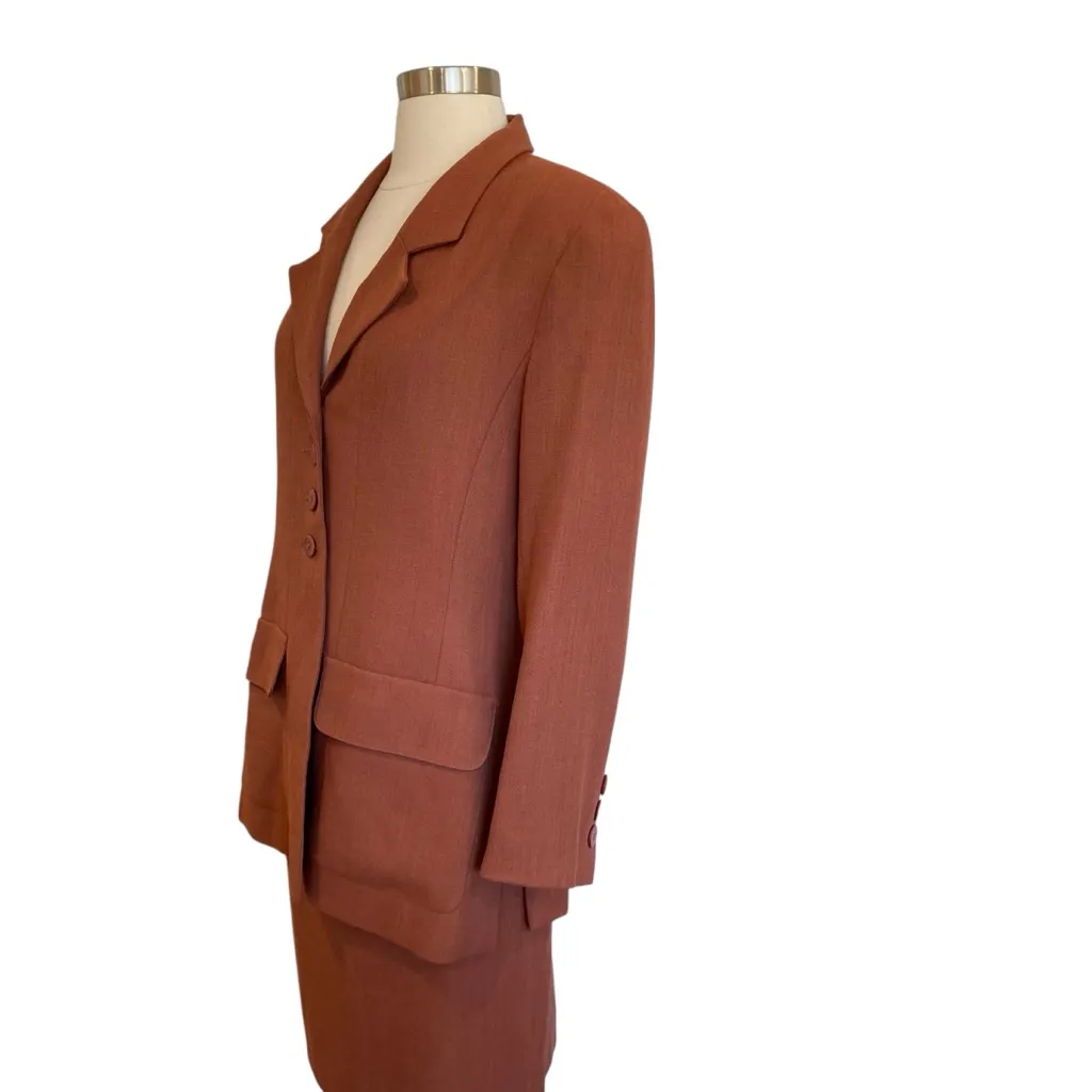 Henri Bendel Vintage 80’s Wool Three Piece Suit - Image 3