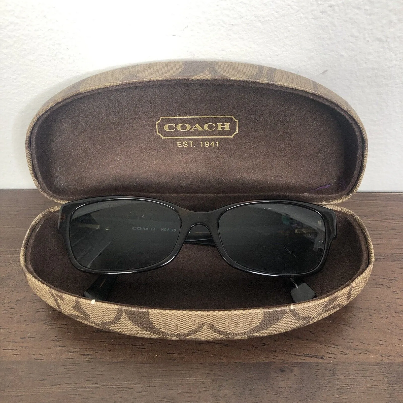 Coach  HC 6078 Eyeglasses FRAMES With Case 5120 Dark Tortoise 52.16.135 *READ* - Image 5