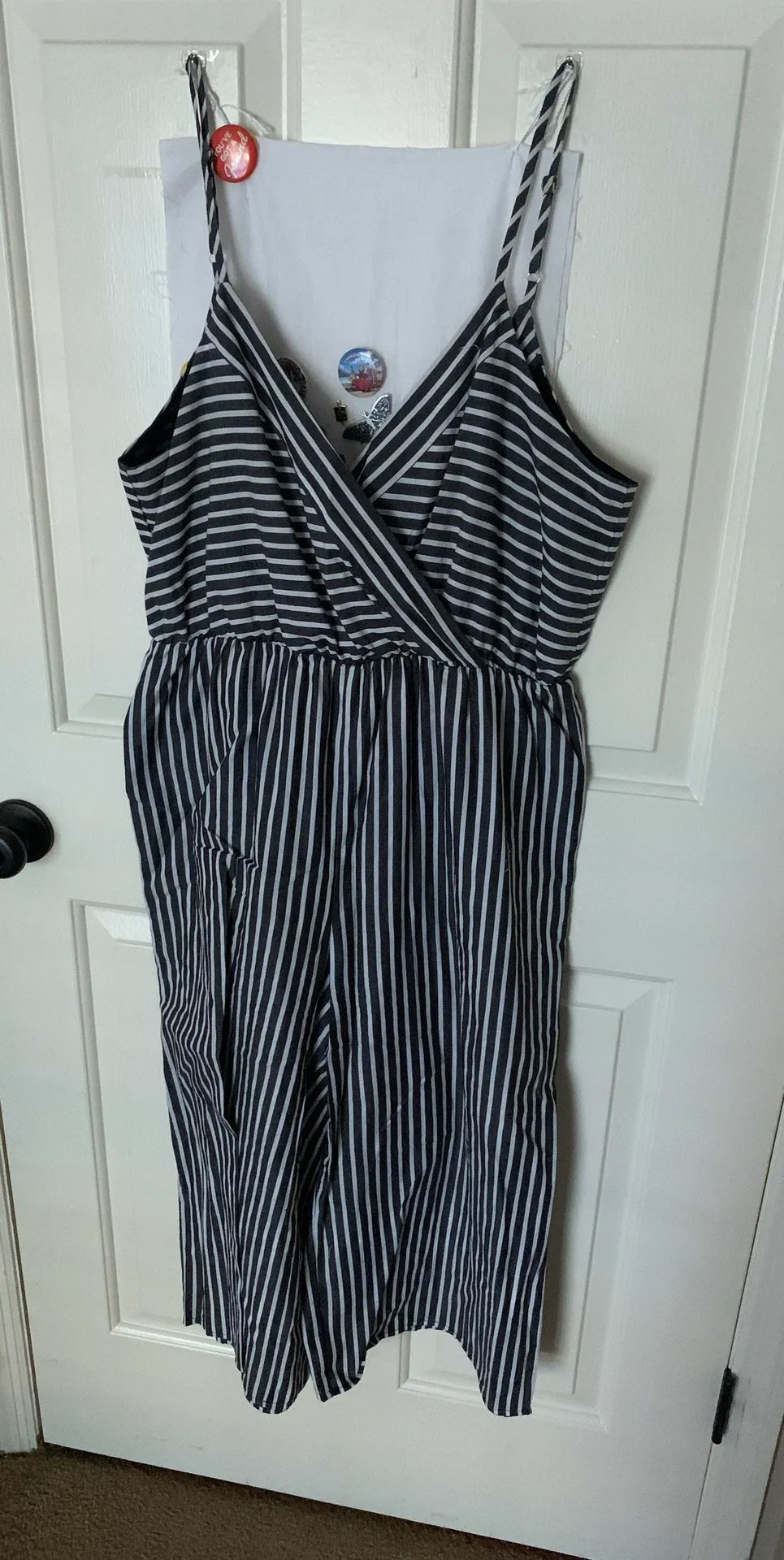 Cropped Wide Leg Jumpsuit - Image 2