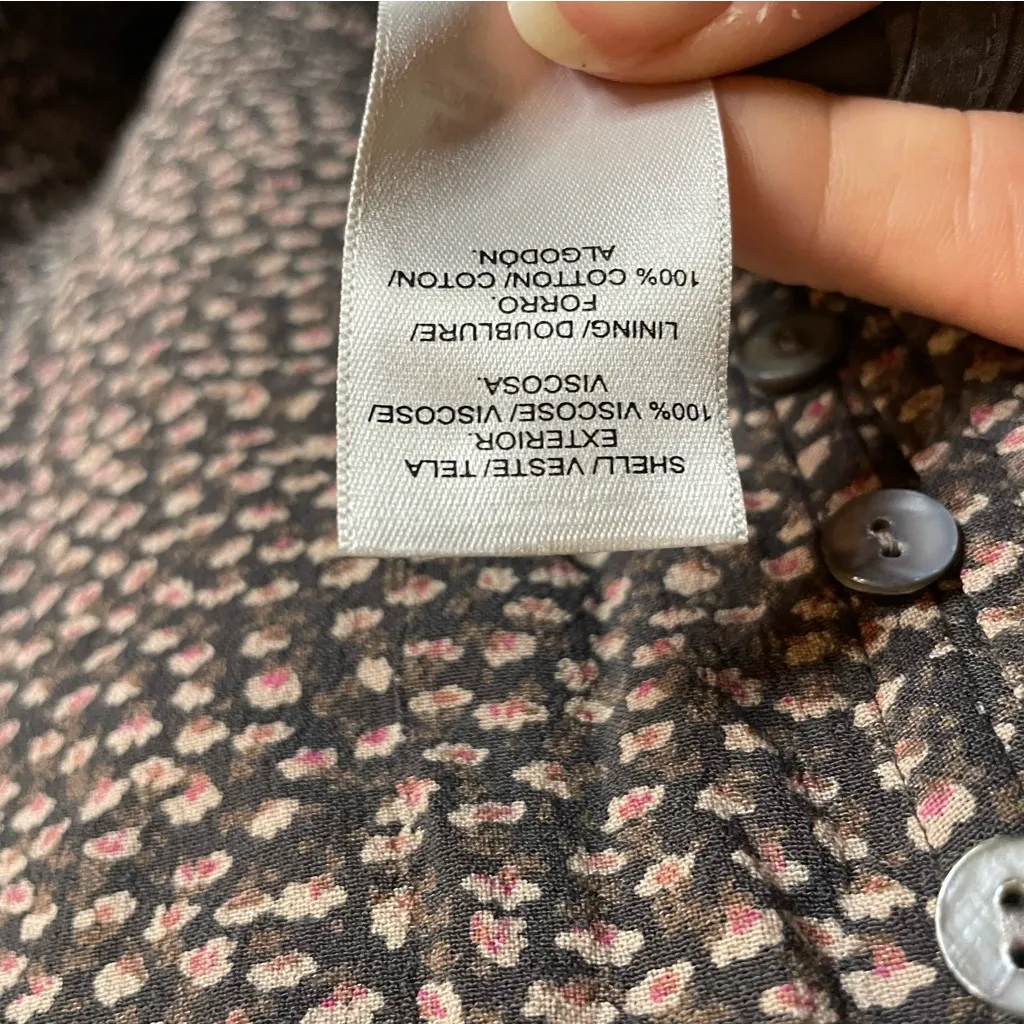 Lucky Brand Floral Spaghetti Strap Dress With Side Zipper Size Large - Image 8