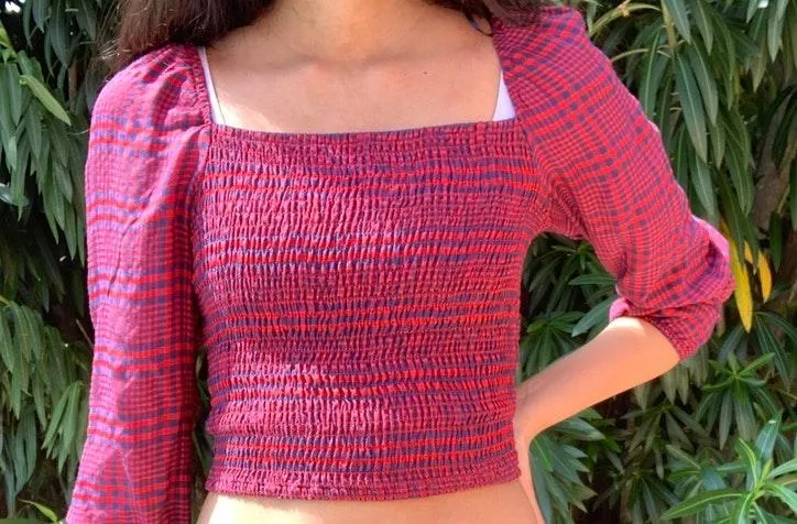 Stripe Square Neck Top - Image 3