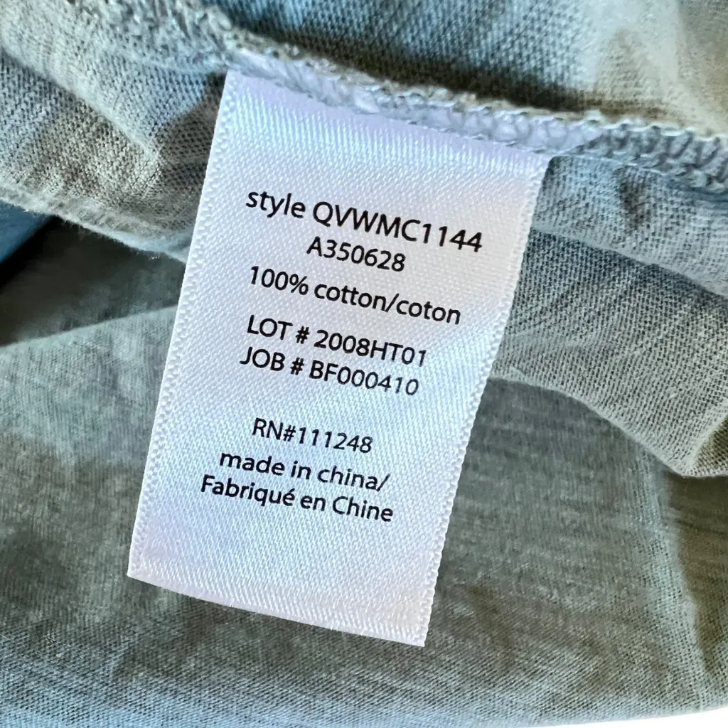 Barefoot Dreams Malibu Collection Slub Jersey Tee Waterfall Size Medium NWT - Image 8