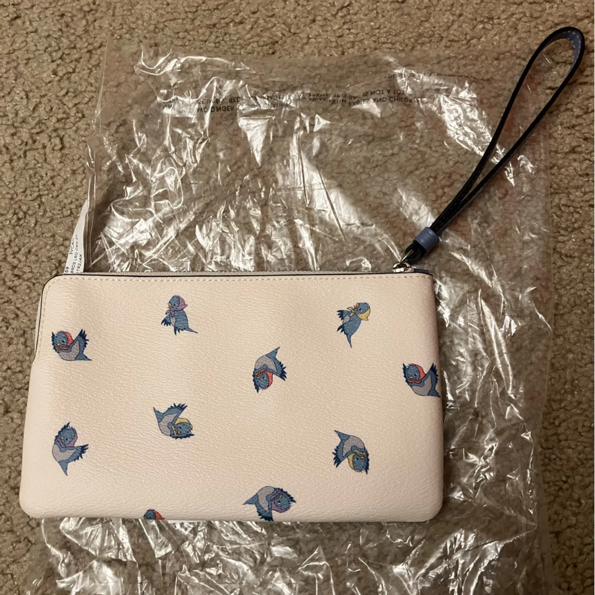 NWT Coach x Disney Cinderella Large Corner Zip Wristlet - Image 3