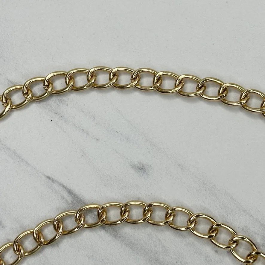Gold Tone Chain Purse Strap 46" Crossbody Bag Replacement ✨ - Image 3