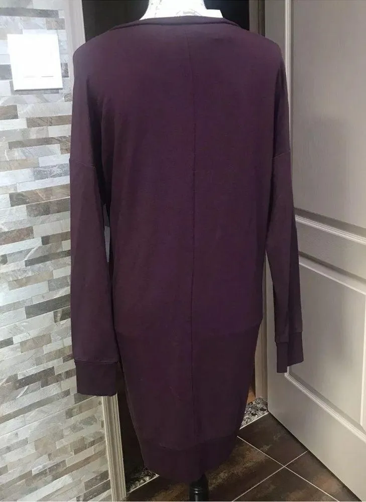 Express NWT Fleece Tunic Sweater Dress Sz M - Image 4