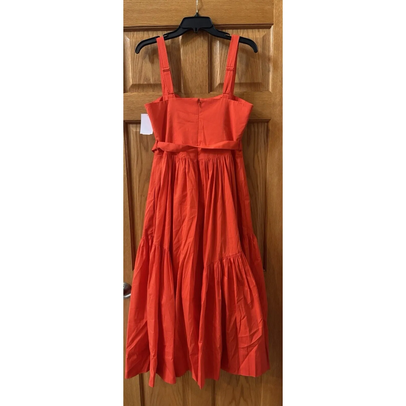 Cinq à Sept Amber Women’s Dress COLOR: Deep Tangelo size 6 MSRP $445.00 - Image 5