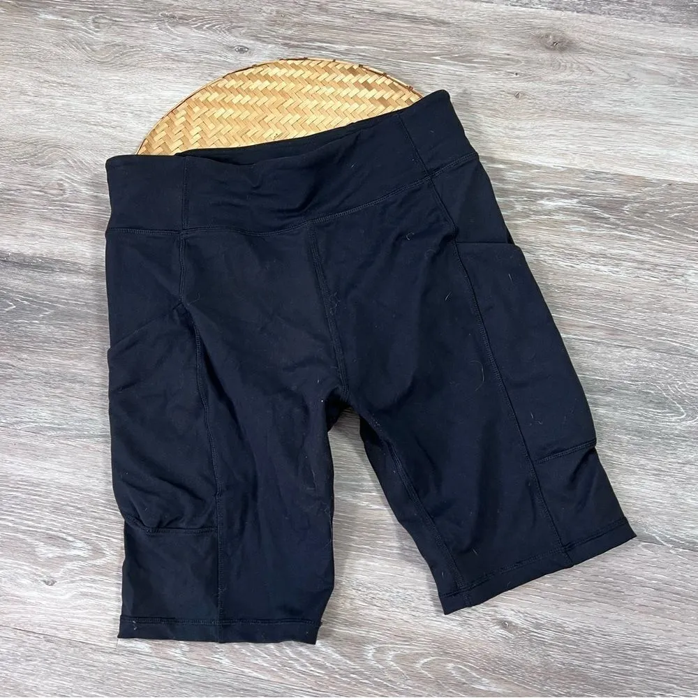 Monrow black movement shorts biker short w/‎ side pockets Size XL - Image 3