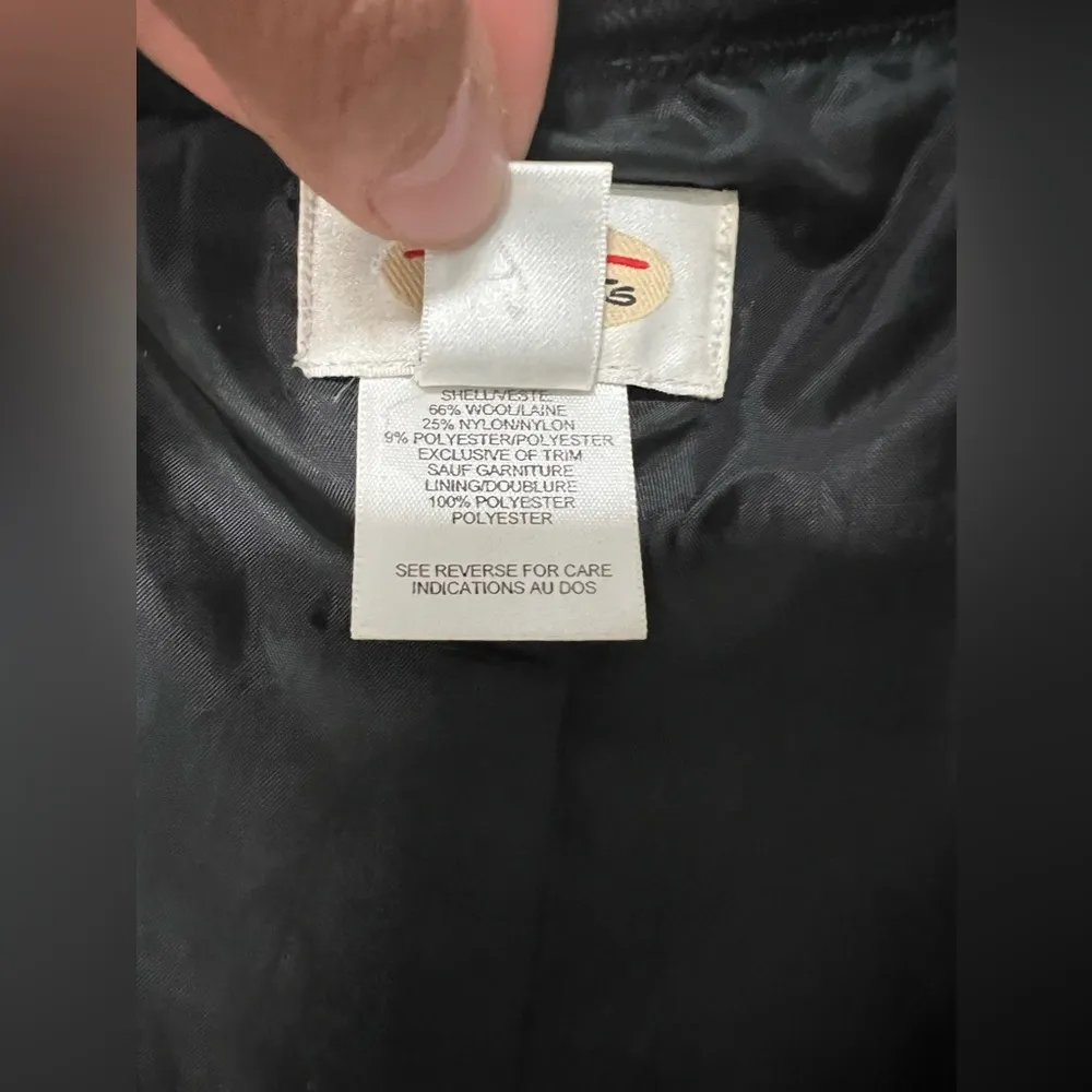 Vintage Talbots wool blend snowflake winter holiday sweater vest Size L - Image 4