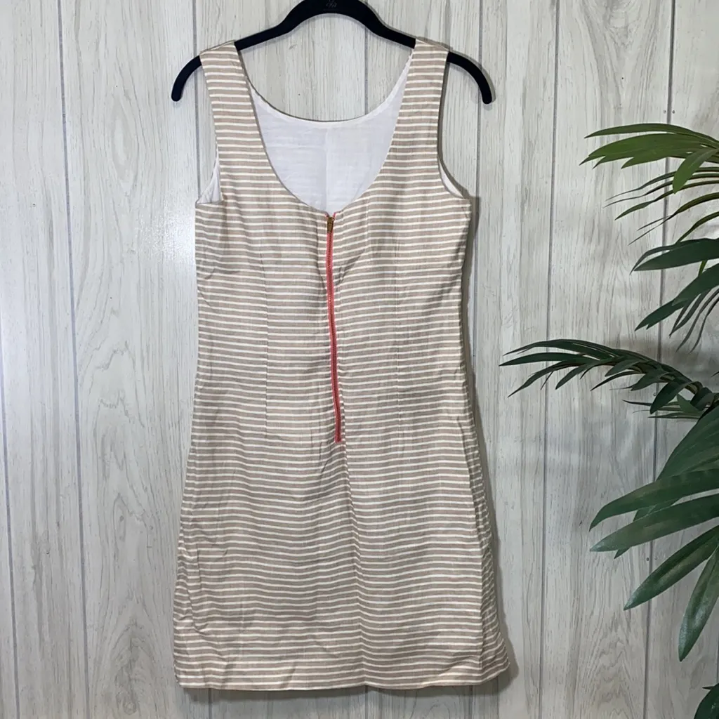 NEW HiHo Ginnie Shift Dress Chateau Gray Horizontal Stripe XS Extra Small NWT - Image 3