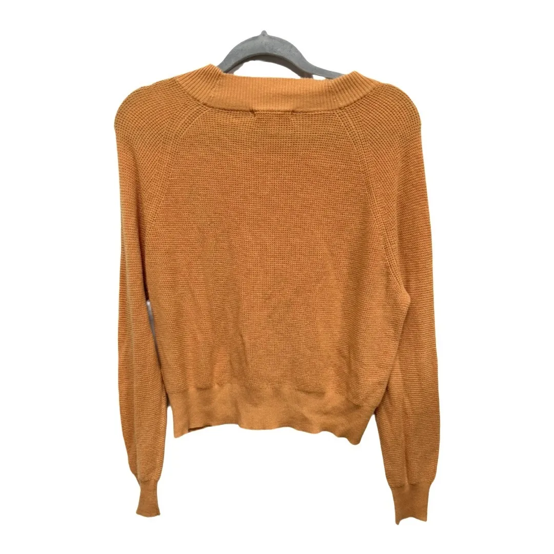 Skin Women's Sweater – Size Medium – Cotton Blend – Orange Autumn thanksgiving - Image 5