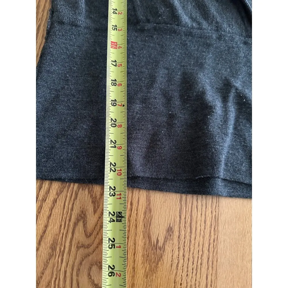 Vintage Donna Toran Wool Blend Gray 2pc Skirt Set Long Sleeve Size M Size M - Image 12