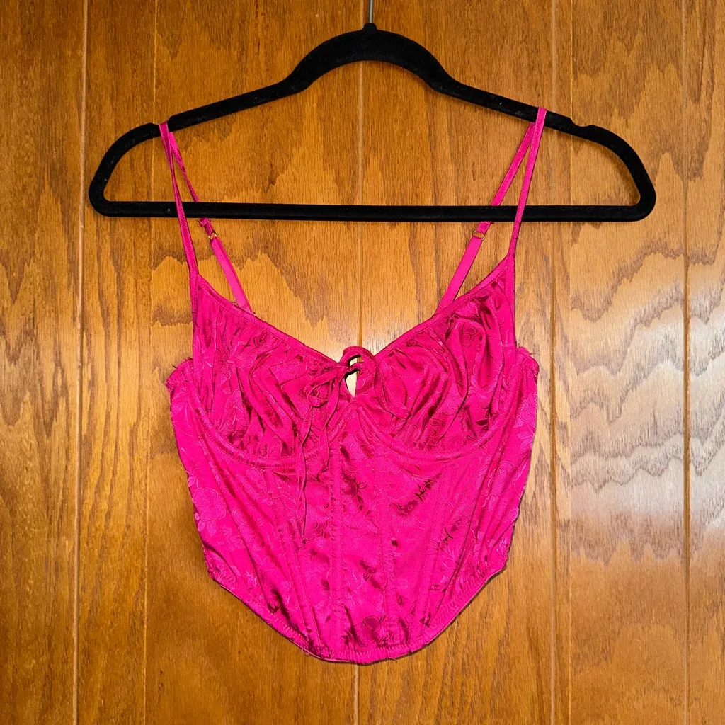 Out From Under Devon Satin Corset - Image 2