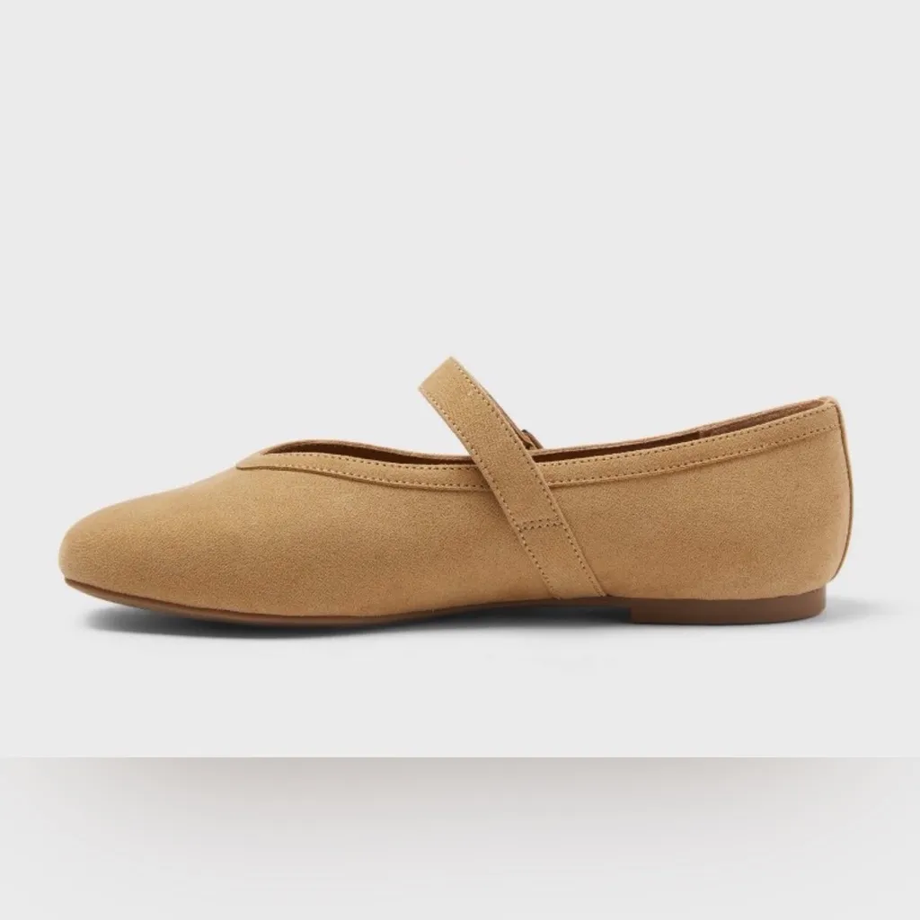 NEW Elena Mary Jane Flats Memory Foam Insole - A New day Taupe Target 8.5 - Image 2