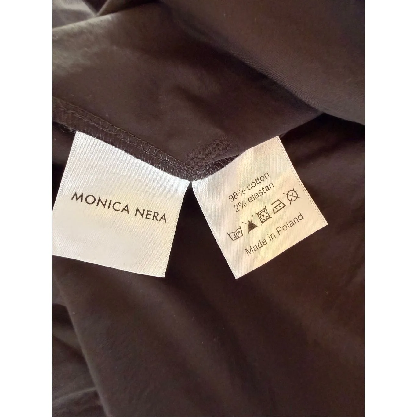 Monica Nera Angela Frilled Mini Dress in Black Size Small - Image 7