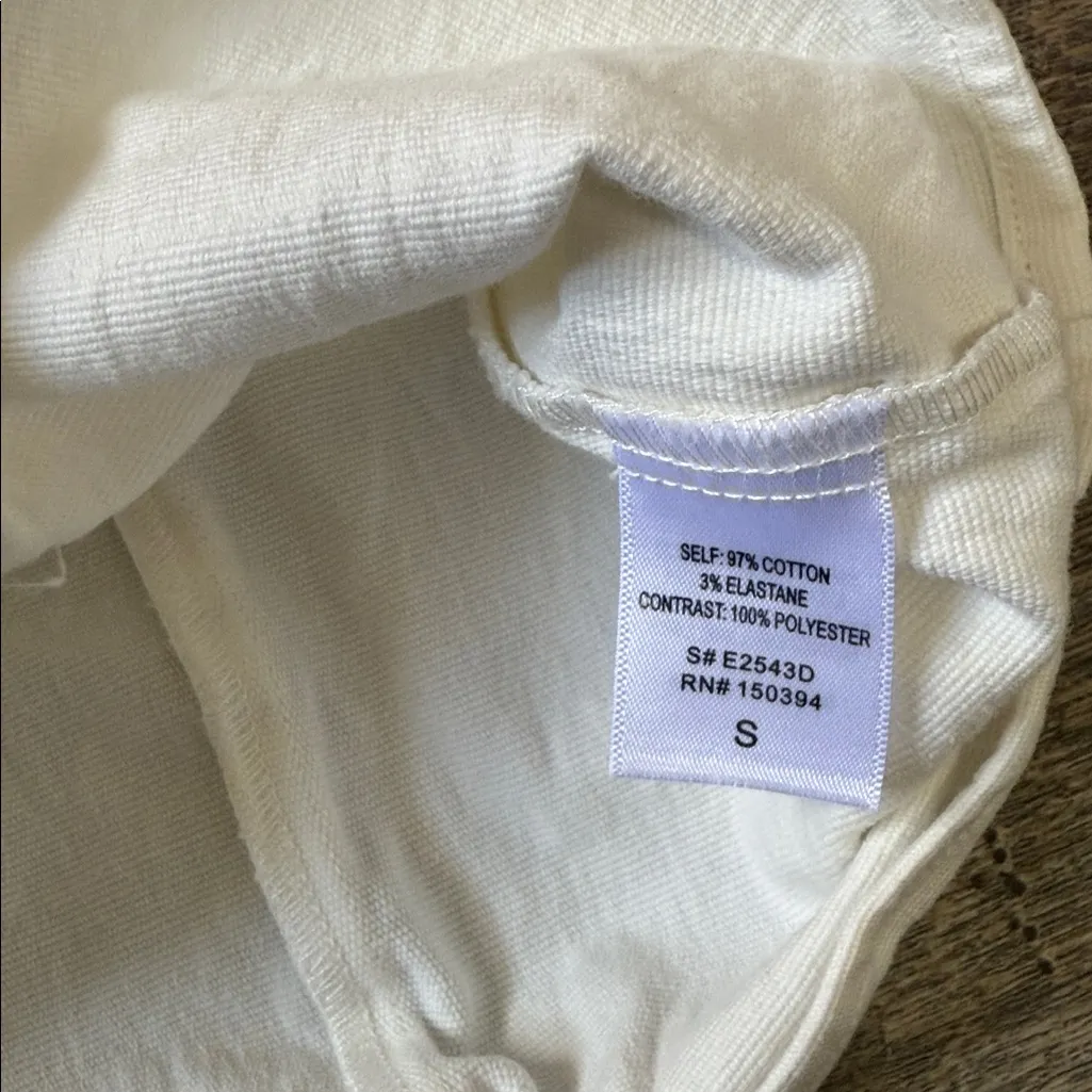 Etophe Studios White Ribbon Mini Dress Size Small - Image 3