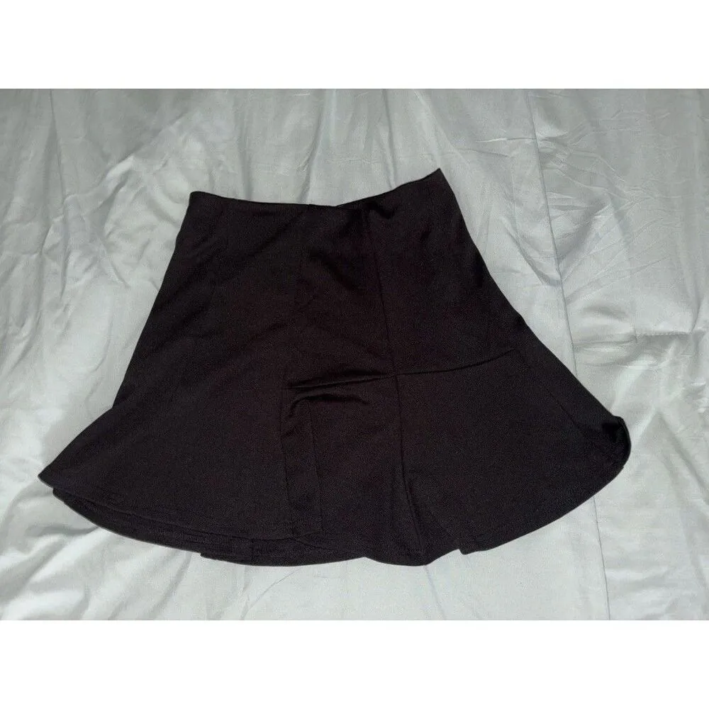 Ambiance Apparel Mini Flare Skirt Size Small Black With Zip - Image 5