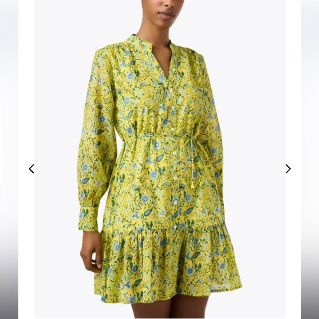 NWT Ro’s Garden Ines Dress Yellow Size M - Image 2