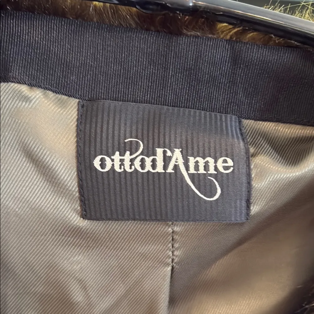 NWOT OTTOD AME green Teddy Jacket with Soft Texture and Relaxed Fit Brown Size 4 - Image 14