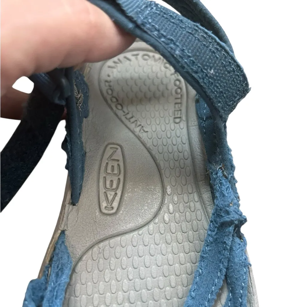 Keen Light Blue Leather Rose Outdoor Sandals women’s size 6‎ - Image 8