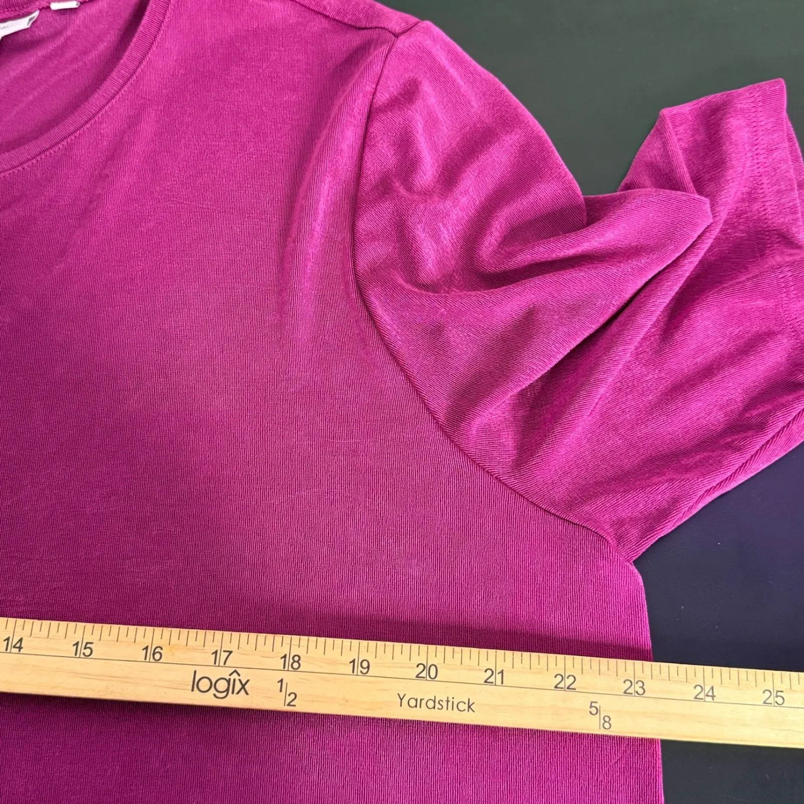 Chicos Travelers Side Slit Maxi Dress Size 4 XXL Modest Slinky Stretch Knit - Image 8