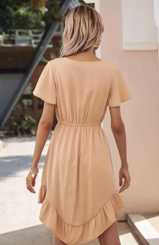 SheIn Ruffed Hem A-Line Dress - Image 2