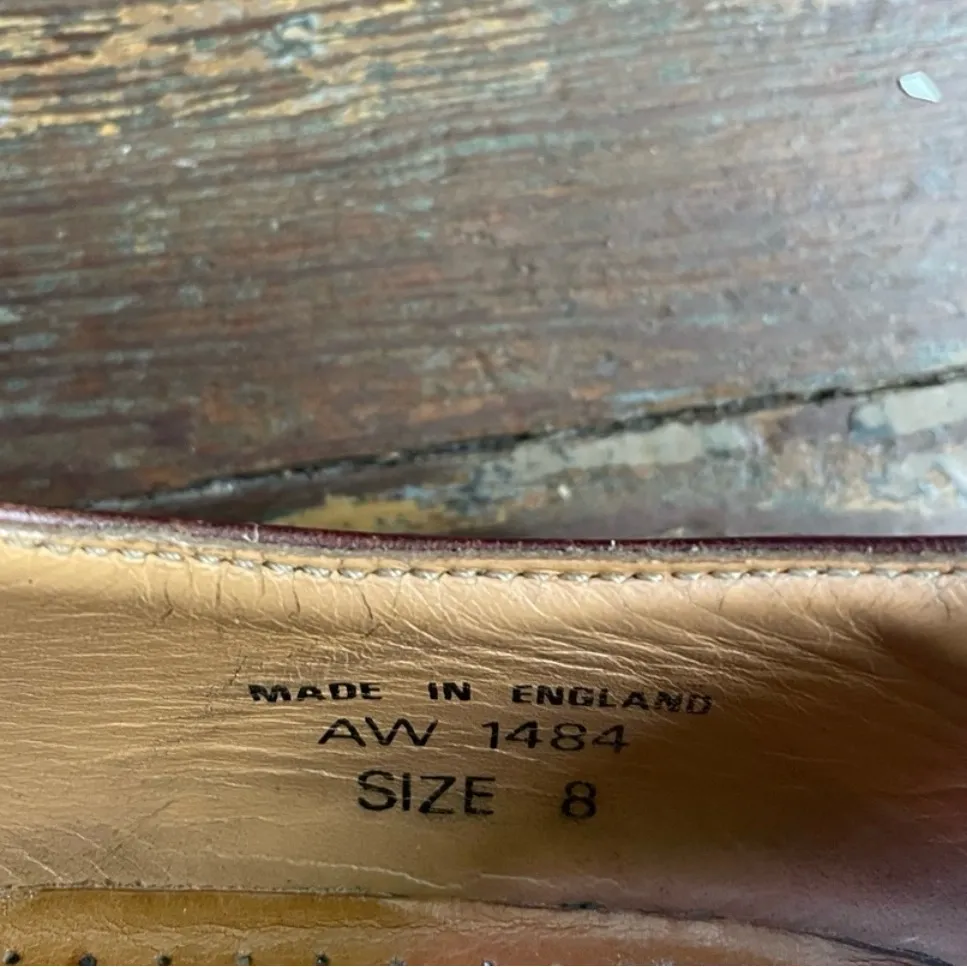 DR. MARTENS Made in England Rare 80's 3-eye Brown Oxfords AW 1484 - M 9, W 10| - Image 11