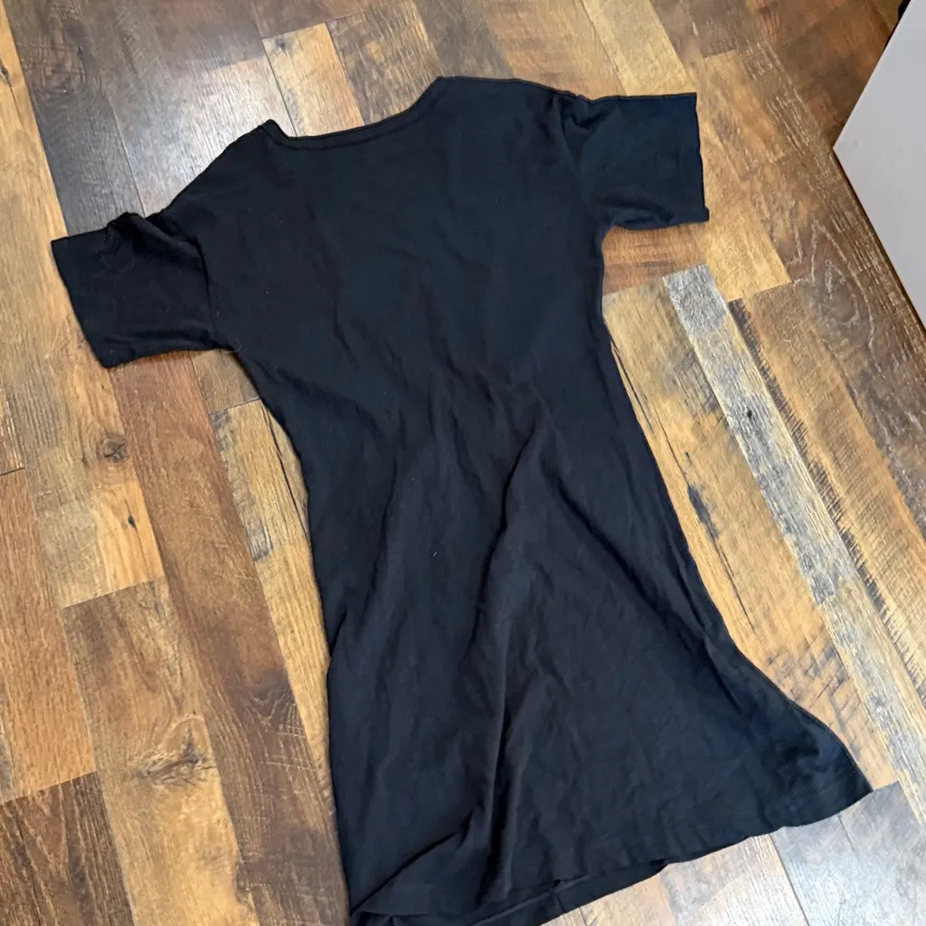 Black Short Sleeve Aerie Dress SP Casual Minimalist - Image 4