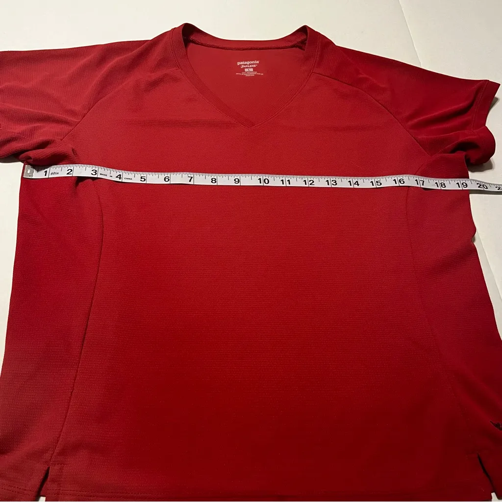 Patagonia Capilene Womens Size‎ Large Orange Short Sleeve Shirt Top Outdoor - Image 3