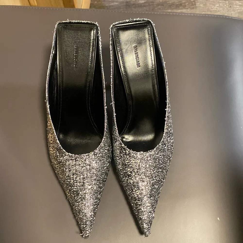 Balenciaga Square Knife Pointed Toe Mules size 39 - Image 2