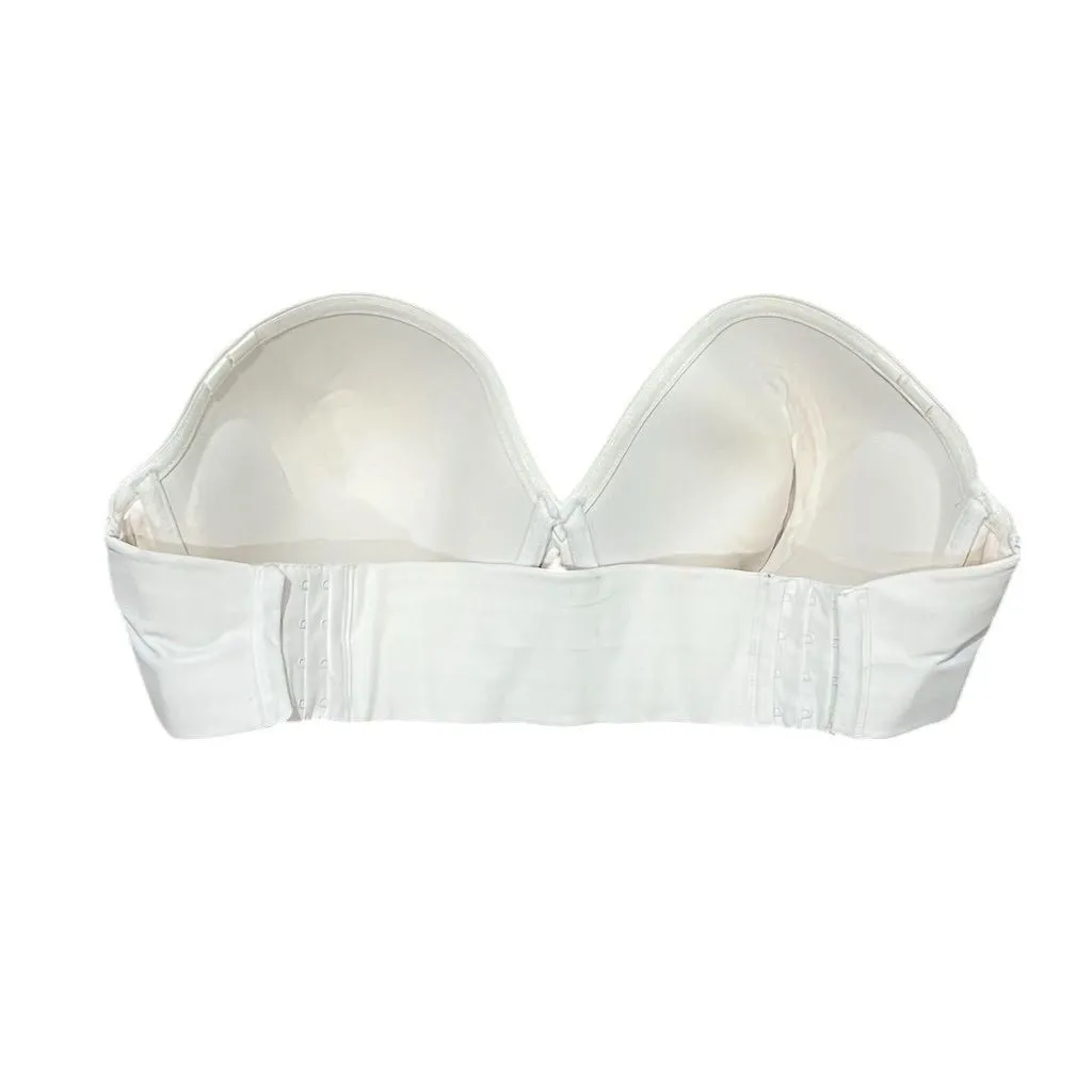 Cacique Women's Strapless Bra 40DDD White Invisible Back Smoother - Image 8