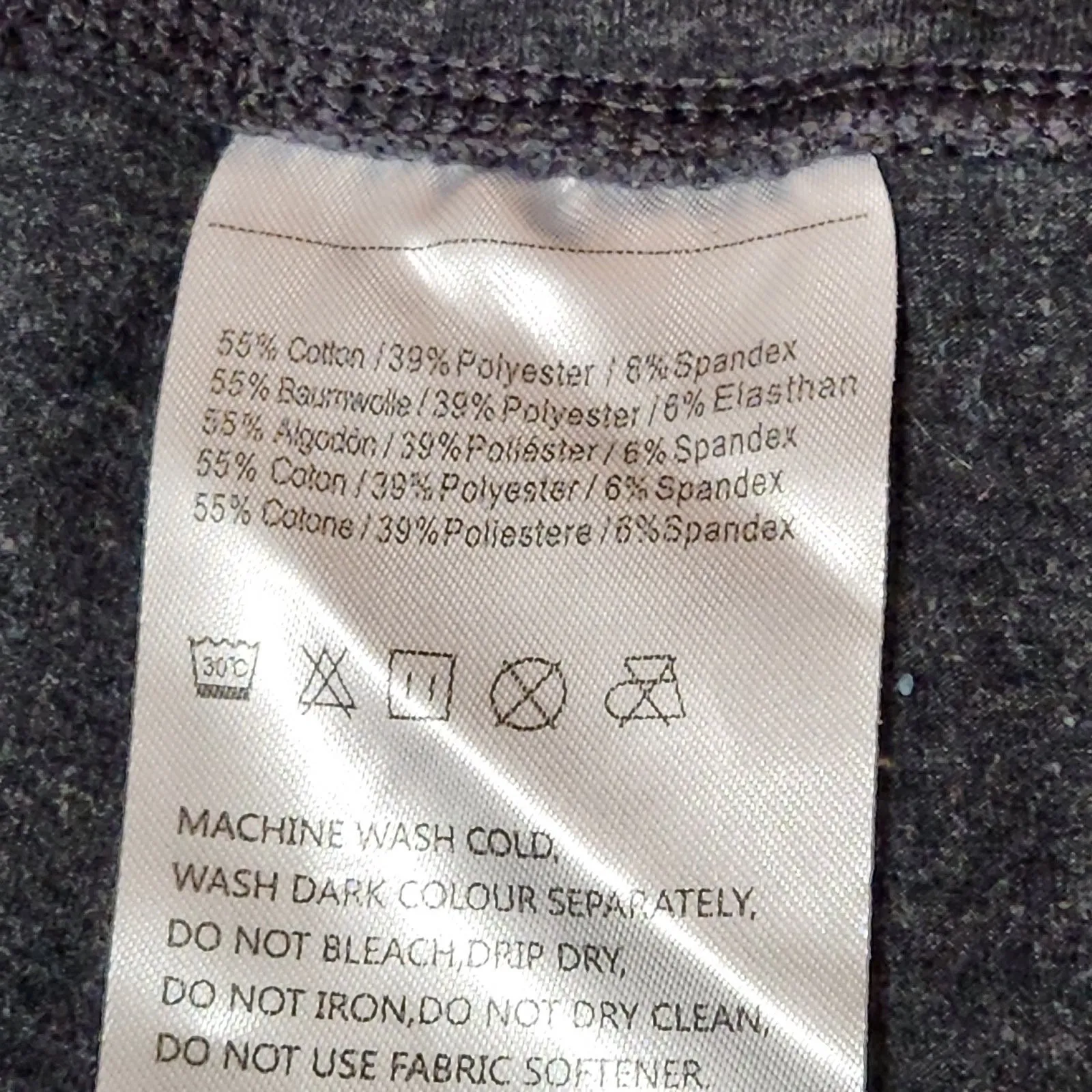 Baleaf Woman’s Charcoal Grey Sporty Athletic Short Bike Shorts Size 3XL - Image 4