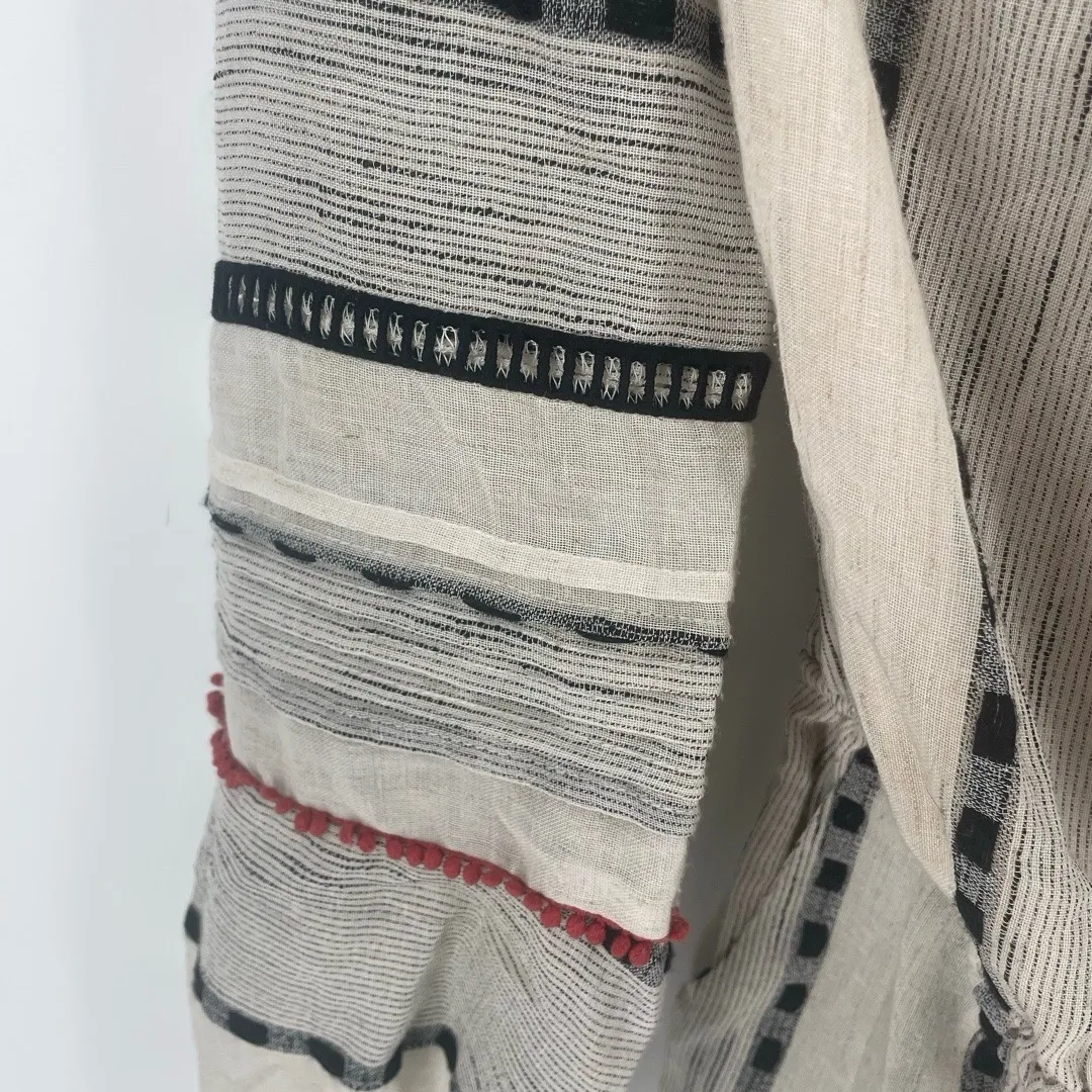 Anthropologie Hei Hei LaRue Embroidered Off The Shoulder Romper size M Boho Wool Size M - Image 7